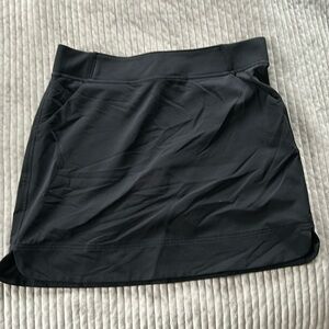 Black Athletic Golf Skirt